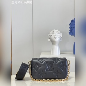 LV Сумка Wallet on Strap, модель M81398, черная Эта сумка Walle