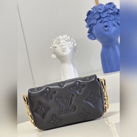 LV Сумка Wallet on Strap, модель M81398, черная Эта сумка Walle