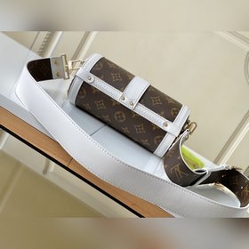LV Модель M81485 Старая белая сумка серии PAPILLON TRUNK Papillo
