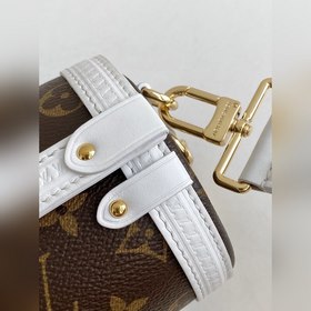 LV Модель M81485 Старая белая сумка серии PAPILLON TRUNK Papillo