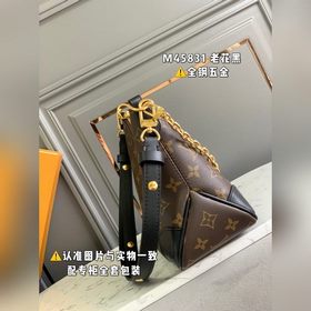 LV Модель M45831 Черный сумочка на цепочке через плечо Кожа истер