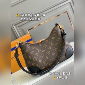 LV Модель M45831 Черный сумочка на цепочке через плечо Кожа истер