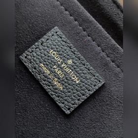 LV Модель M43714 Черная сумка с цепочкой через плечо Кожа являетс