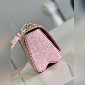 LV Twist маленькая сумка, модель m50332, перламутровый розовый, к