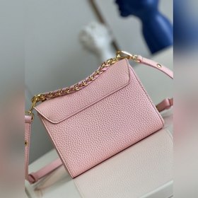 LV Twist маленькая сумка, модель m50332, перламутровый розовый, к