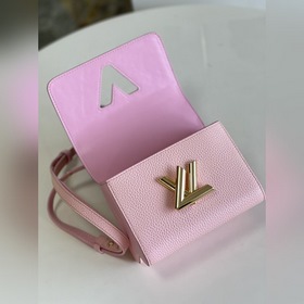 LV Twist маленькая сумка, модель m50332, перламутровый розовый, к