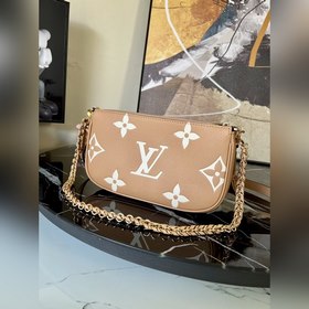 LV  Multi Pochette Accessories Сумка Модель M45777 Коричневый ше