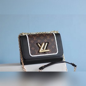 Средняя сумка LV Twist через плечо Средняя сумка Twist с клапаном