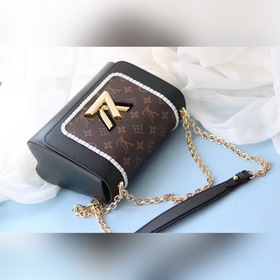 Средняя сумка LV Twist через плечо Средняя сумка Twist с клапаном