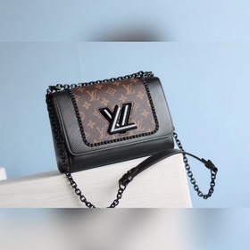 Средняя сумка LV Twist через плечо Средняя сумка Twist с клапаном