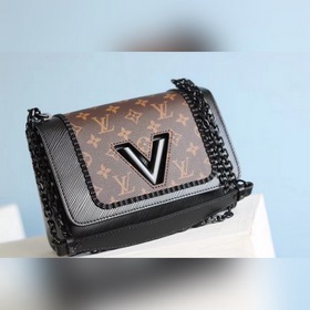 Средняя сумка LV Twist через плечо Средняя сумка Twist с клапаном