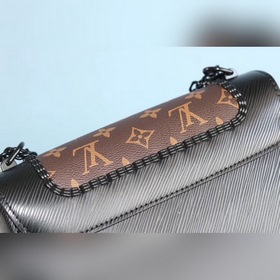Средняя сумка LV Twist через плечо Средняя сумка Twist с клапаном