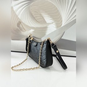 LV Easy Pouch On Strap сумка, модель M80349, черная, сумка через 