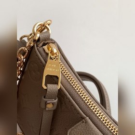 Сумка LV Easy Pouch On Strap, модель M80349, персиковый цвет с ти