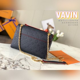 LV VAVIN маленькая сумка, модель M52271, темно-синяя с тиснением 