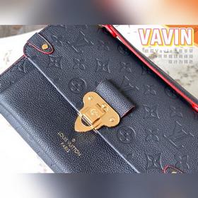 LV VAVIN маленькая сумка, модель M52271, темно-синяя с тиснением 