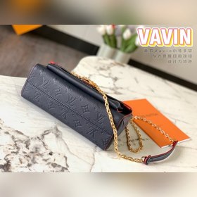 LV VAVIN маленькая сумка, модель M52271, темно-синяя с тиснением 