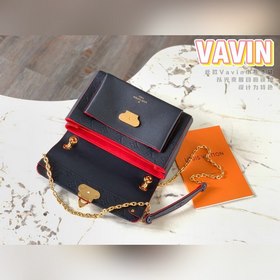LV VAVIN маленькая сумка, модель M52271, темно-синяя с тиснением 