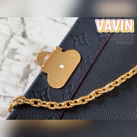 LV VAVIN маленькая сумка, модель M52271, темно-синяя с тиснением 