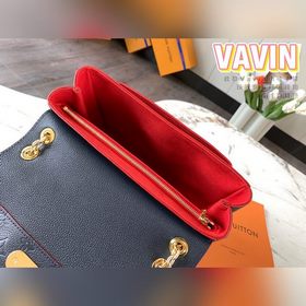 LV VAVIN маленькая сумка, модель M52271, темно-синяя с тиснением 