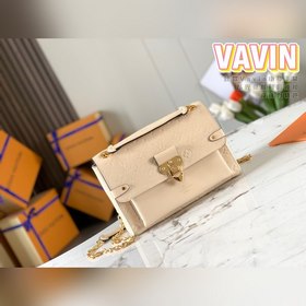 LV VAVIN маленькая сумка, модель M53936, молочно-белый с тиснение