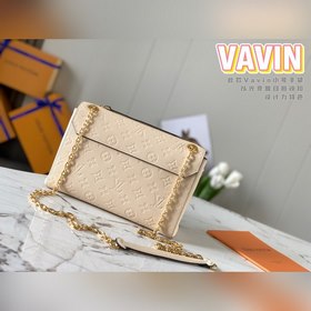 LV VAVIN маленькая сумка, модель M53936, молочно-белый с тиснение