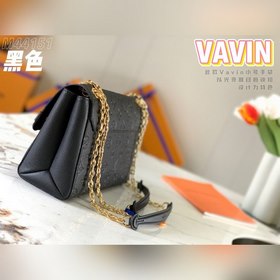 LV VAVIN маленькая сумка, модель M44151, черная с тиснением Эта 