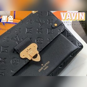 LV VAVIN маленькая сумка, модель M44151, черная с тиснением Эта 