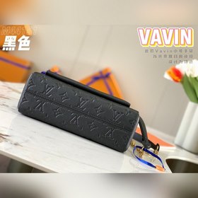 LV VAVIN маленькая сумка, модель M44151, черная с тиснением Эта 