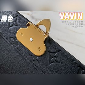 LV VAVIN маленькая сумка, модель M44151, черная с тиснением Эта 