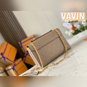 LV VAVIN маленькая сумка, модель M44929, слоновая кость с тиснени