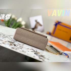 LV Vavin маленькая сумка, модель M44550, слоновая кость с тиснени