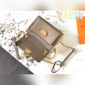 LV Vavin маленькая сумка, модель M44550, слоновая кость с тиснени