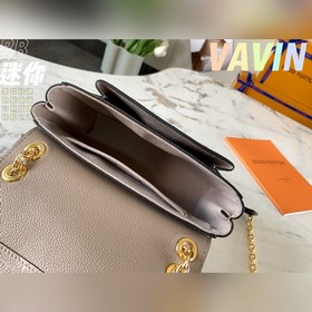 LV Vavin маленькая сумка, модель M44550, слоновая кость с тиснени