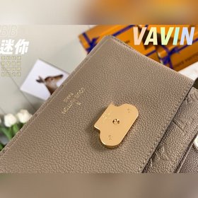LV Vavin маленькая сумка, модель M44550, слоновая кость с тиснени