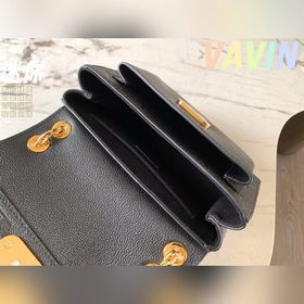 LV Vavin маленькая сумка, модель M44550, черная с тиснением Гладк