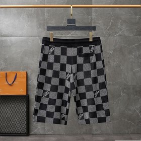 LV Louis Vuitton Летние модные шорты Шорты с дизайном виде шахмат