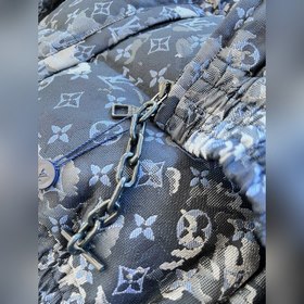 LV Пуховик с капюшоном, унисекс  Мотив Monogram Tapestry из осен