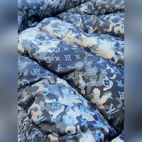 LV Пуховик с капюшоном, унисекс  Мотив Monogram Tapestry из осен