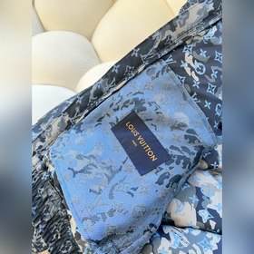 LV Пуховик с капюшоном, унисекс  Мотив Monogram Tapestry из осен