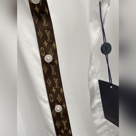 Мужская рубашка LV Очень сдержанный стиль, но когда другие заметя