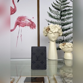 LV модель M63144 серый кожаный кошелек Кожаный кошелек из паруси