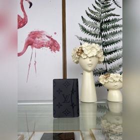 LV модель M63144 серый кожаный кошелек Кожаный кошелек из паруси