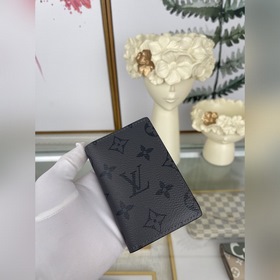 LV модель M63144 серый кожаный кошелек Кожаный кошелек из паруси