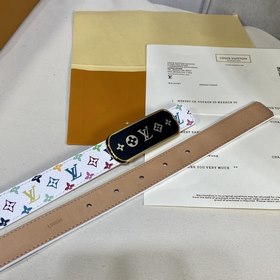 LV MINI MONOGram пояс для женщин Этот ремень изготовлен из класси