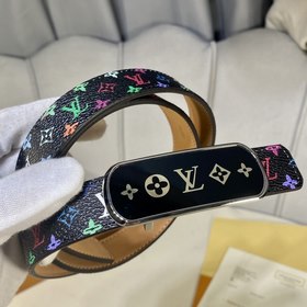 LV MINI MONOGram пояс для женщин Этот ремень изготовлен из класси
