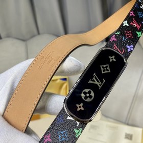 LV MINI MONOGram пояс для женщин Этот ремень изготовлен из класси