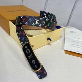 LV MINI MONOGram пояс для женщин Этот ремень изготовлен из класси