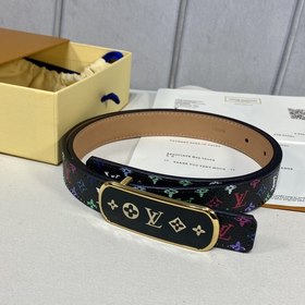 LV MINI MONOGram пояс для женщин Этот ремень изготовлен из класси