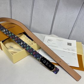 LV MINI MONOGram пояс для женщин Этот ремень изготовлен из класси